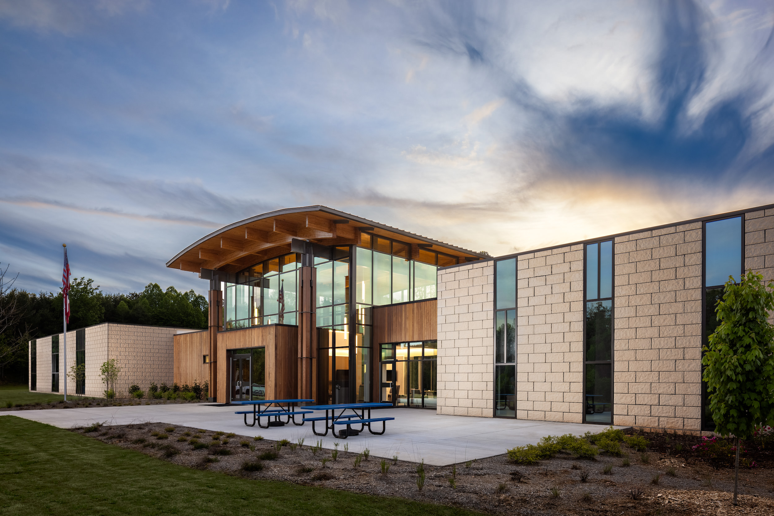 University of North Georgia in Dahlonega, GA completed with Mondrian Stone.